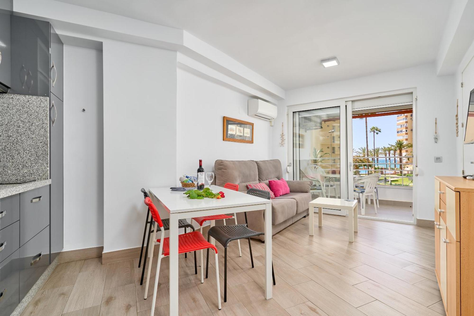 Apartamento Primera Linea Playa Algarrobo Costa Exterior photo
